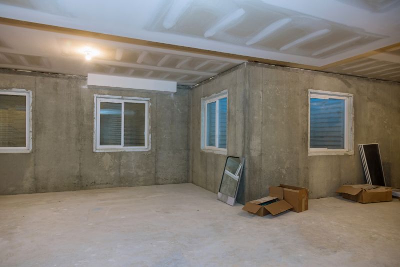 Basement Storage Installation
